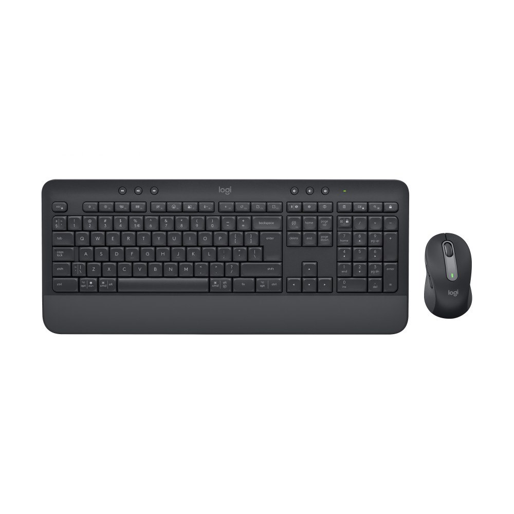 Logitech Logitech Signature MK650 Combo For Business tangentbord Mus inkluderad Bluetooth QWERTY Dansk, Finsk, Norsk, Svensk graf...
