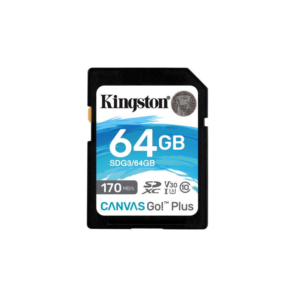 Kingston Technology Kingston Technology Canvas Go! Plus 64 GB SD UHS-I Klass 10