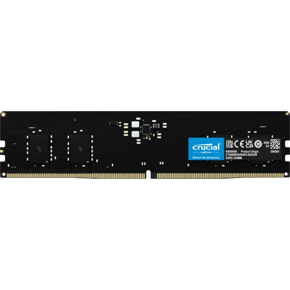 Crucial Crucial CT8G48C40U5 RAM-minnen 8 GB 1 x 8 GB DDR5 4800 MHz ECC