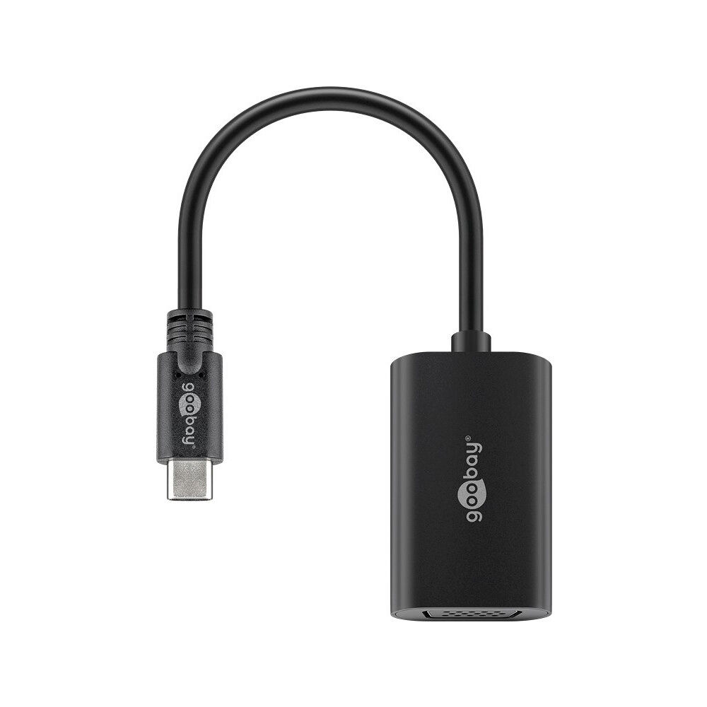 Goobay goobay - bildskärmsadapter - USB-C till HD-15 (VGA) - 20 cm