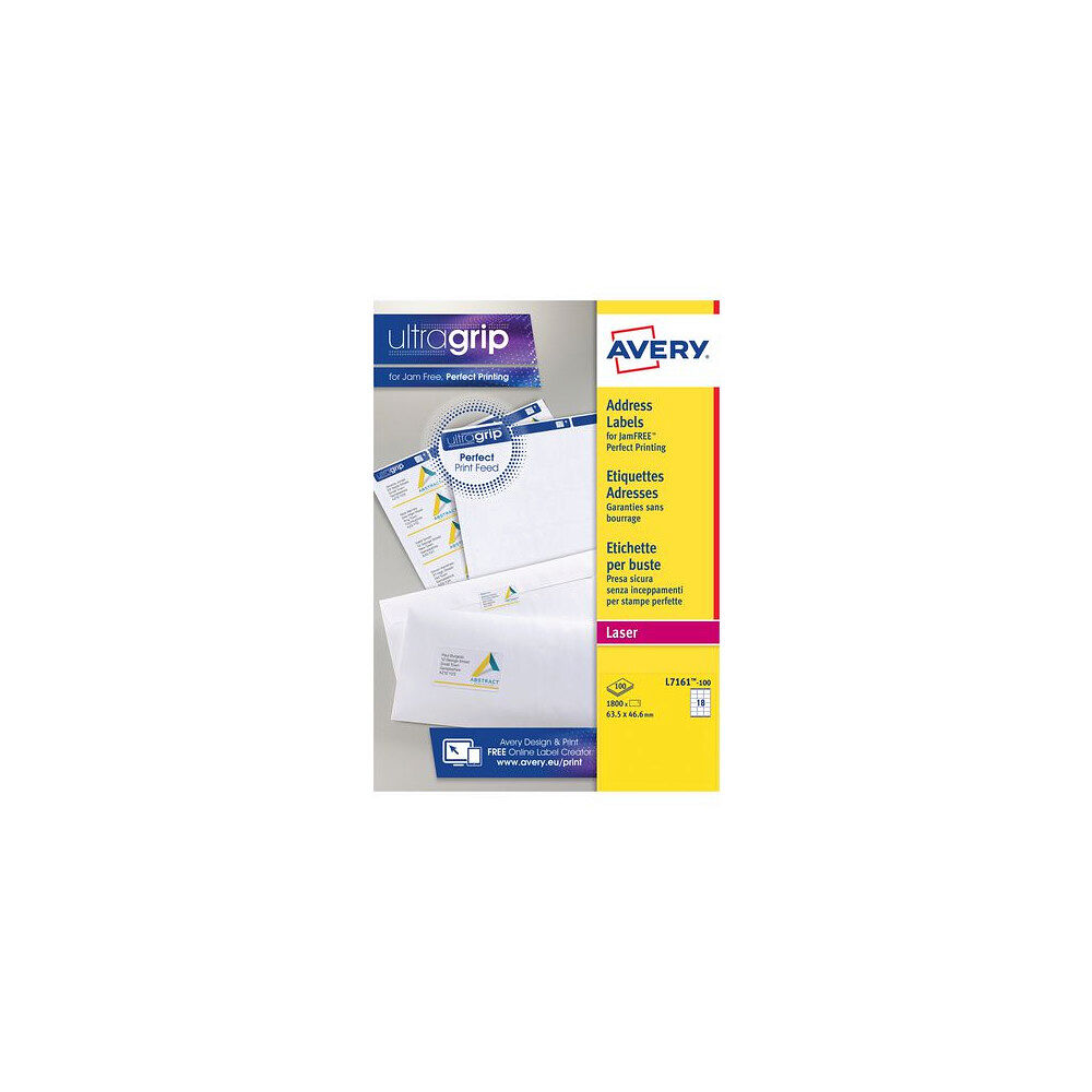 Avery Zweckform Etikett AVERY UG 63,5x46,6mm 1800/fp