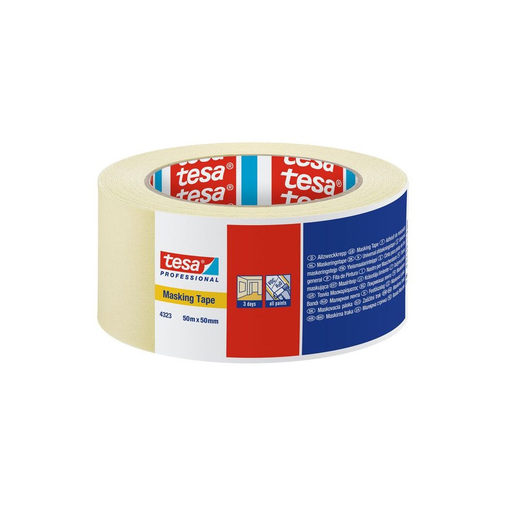 tesa Maskeringstejp TESA 4323 50mmx50m 6/fp