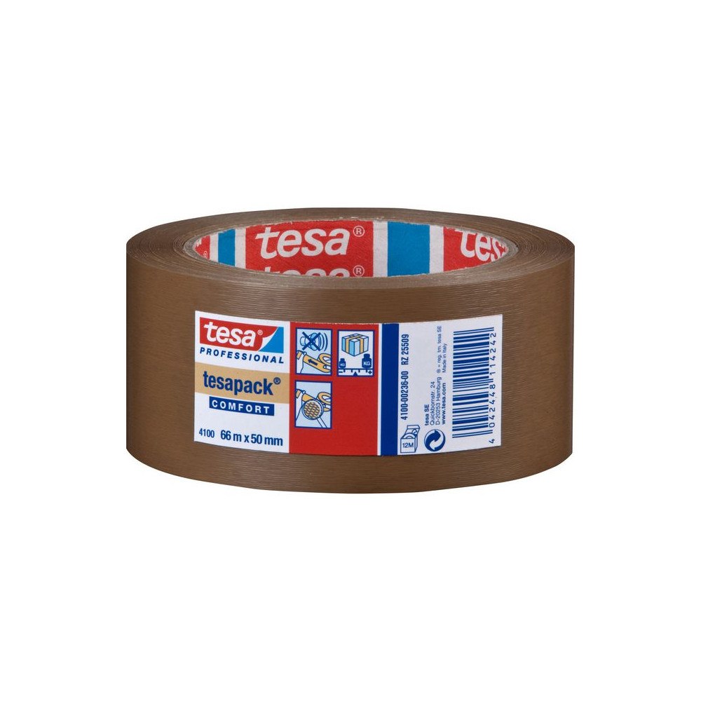 tesa Packtejp TESA 4100 PVC 50mmx66m brun