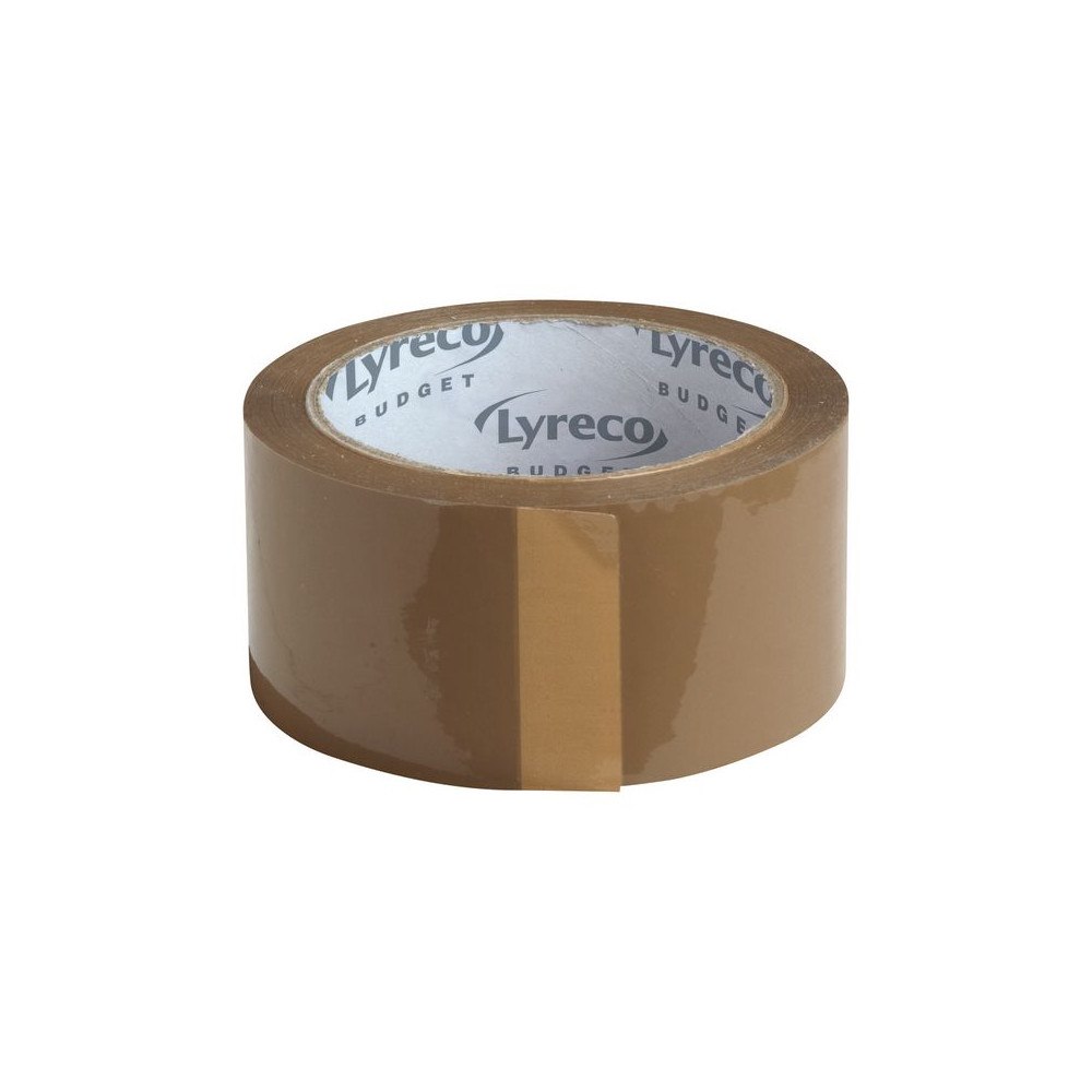 Lyreco BUDGET Packtejp LYRECO Bud PP 50mmx66m br 6/fp