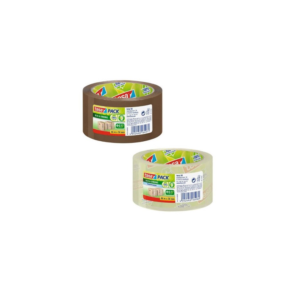 tesa Packtejp TESA Eco Strong 50mmx66m brun