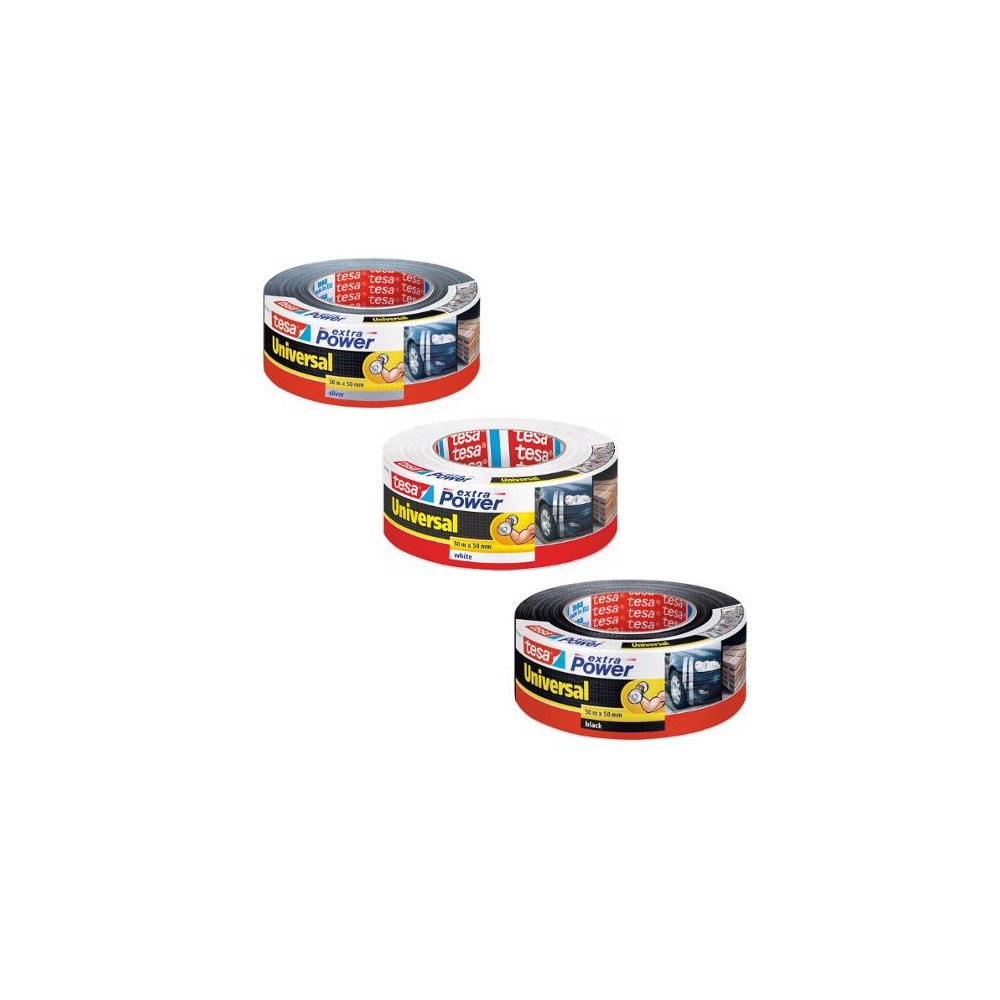 tesa Vävtejp TESA Extra Power 50mmx50m silver