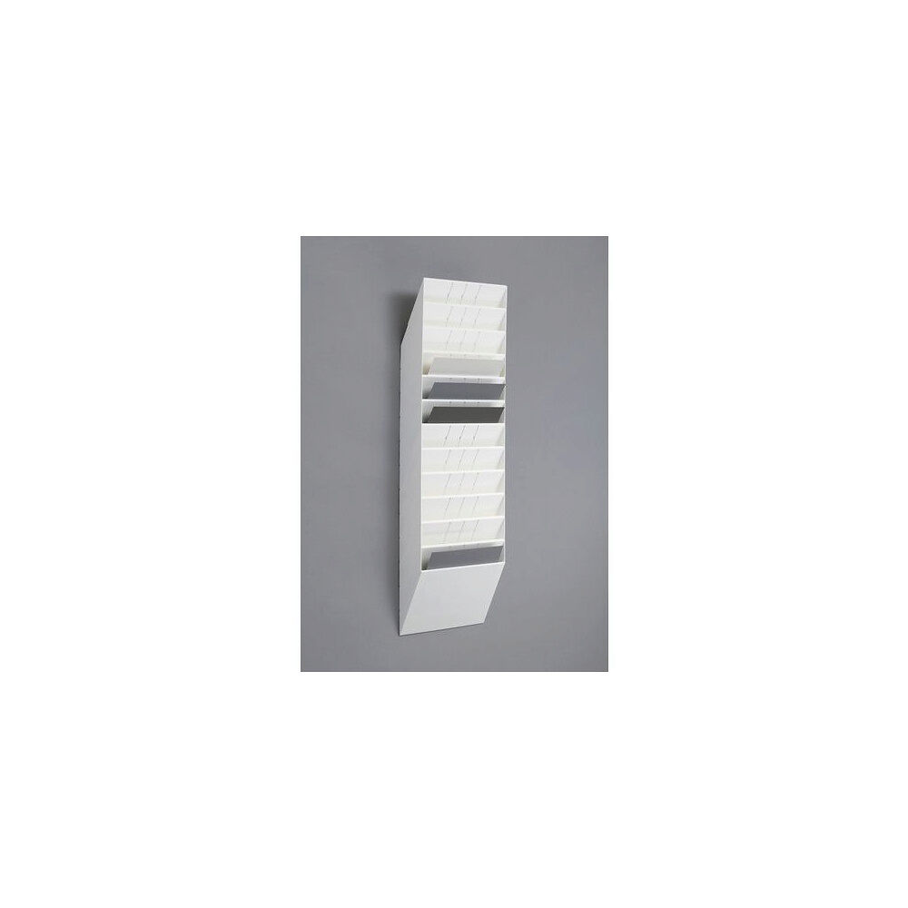 Durable Blankettfack Flexiboxx A4L 12-fack vit