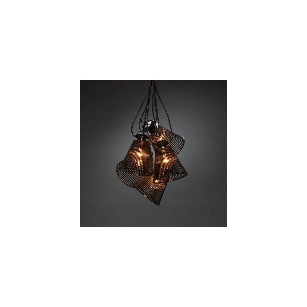 KONSTSMIDE Ljusslinga startset E27 10 amber LED