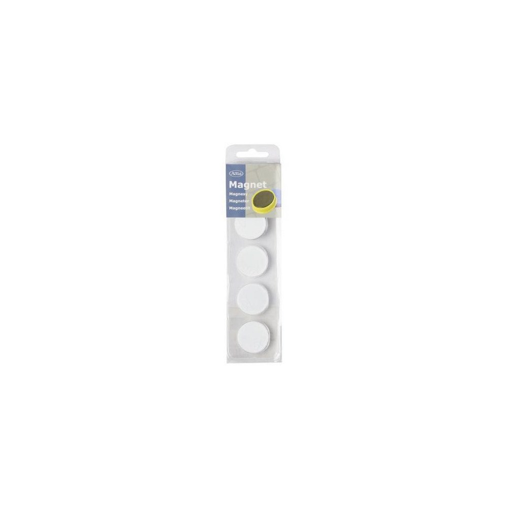 No Brand Magnetknappar ACTUAL 30 mm vit 5/fp