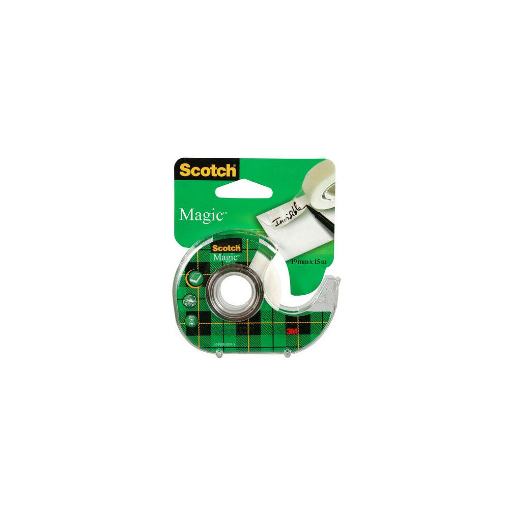 Scotch Dokumenttejp SCOTCH 19mmx15m m.hållare
