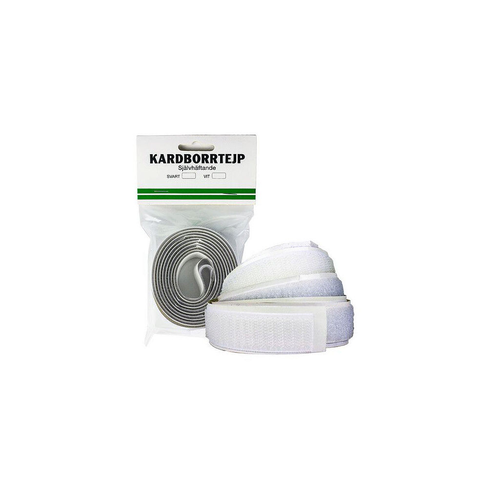 No Brand Kardborrtejp 20mmx1m vit