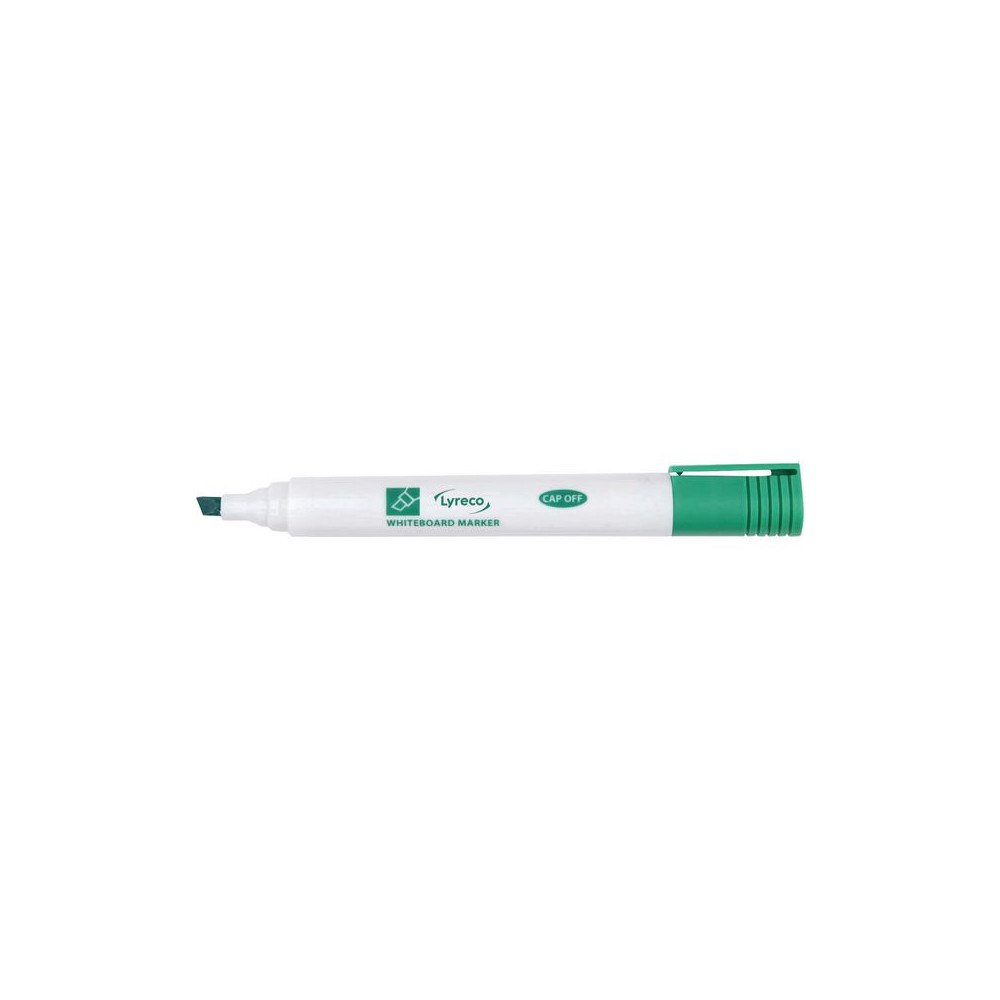 Lyreco Whiteboardpenna LYRECO drywipe sned grön