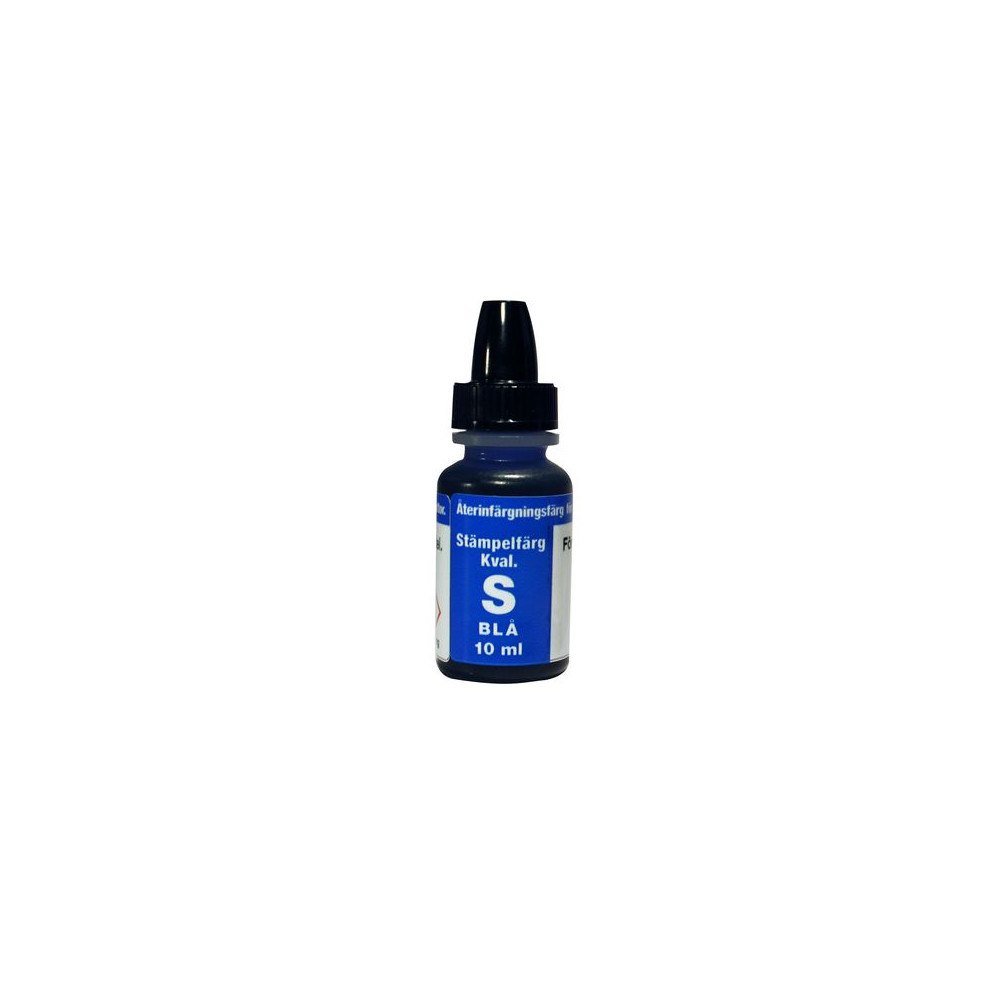 No Brand Stämpelfärg självfärgande 10ml blå