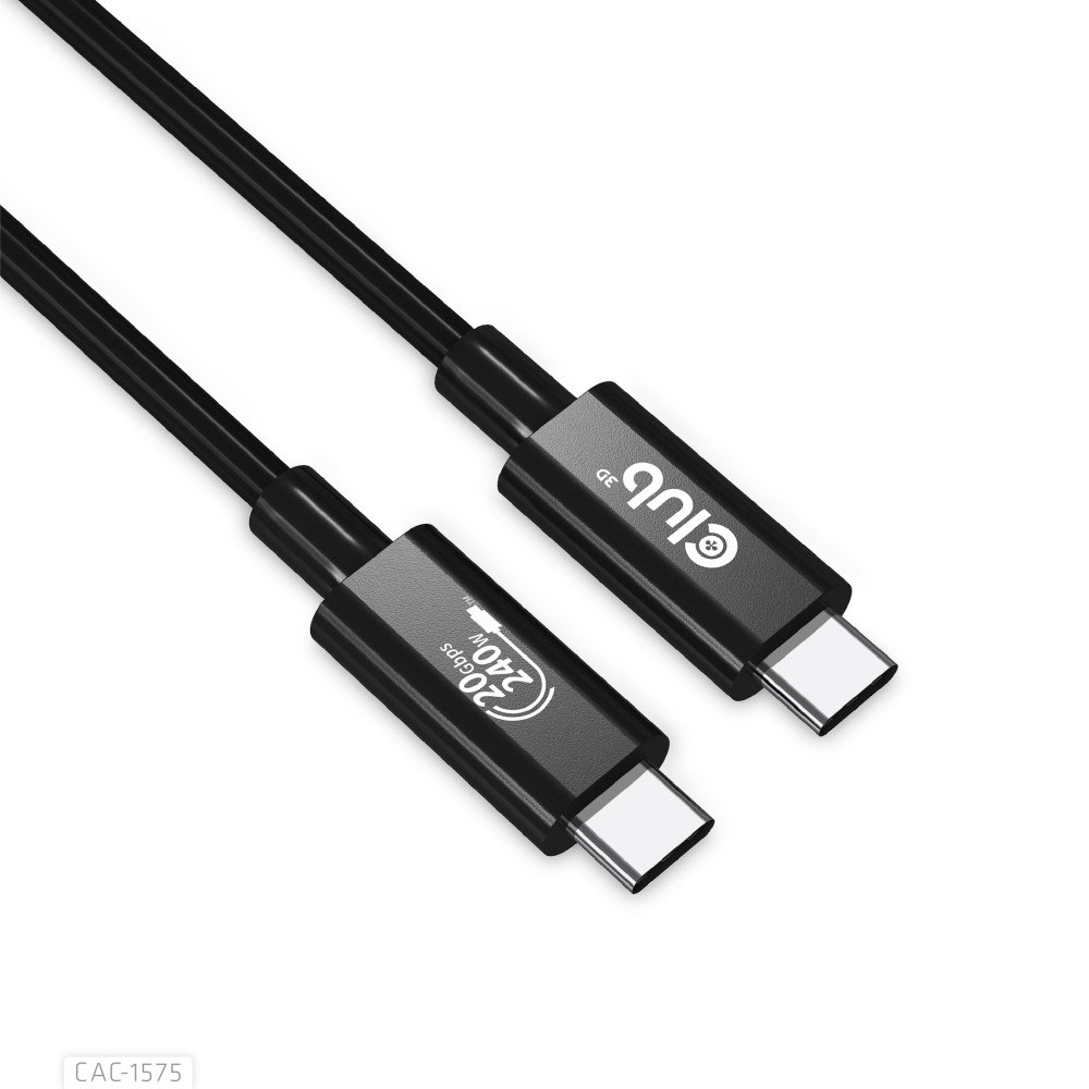 Club 3D CLUB3D CAC-1575 USB-kablar 2 m USB4 Gen 2x2 USB C Svart