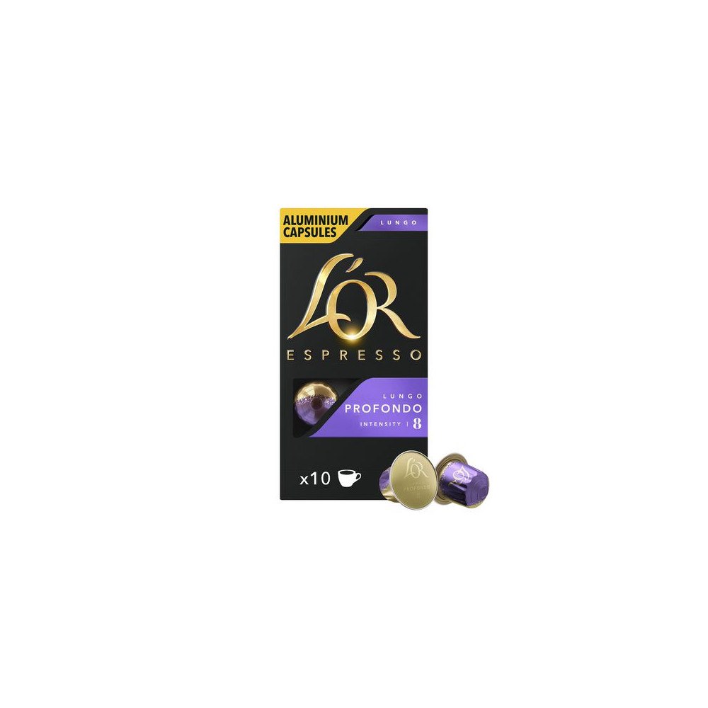 L'OR Kaffekapslar LOR LUNGO 8 PROFONDO 10/fp