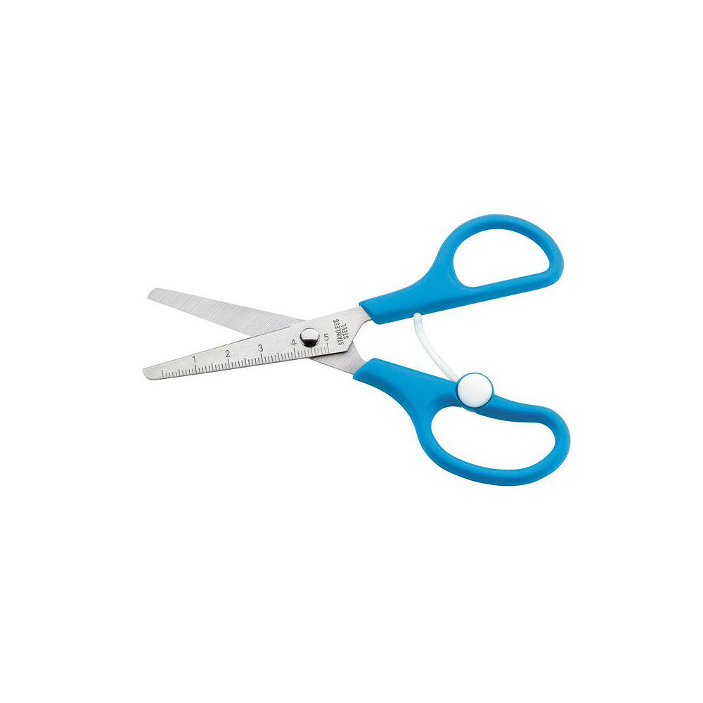 WESTCOTT Sax med fjädring blå