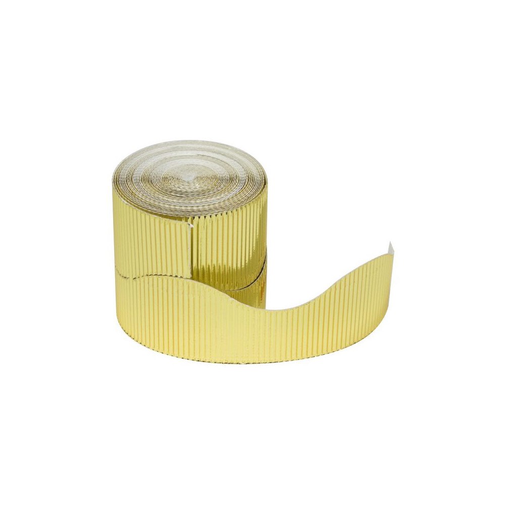 No Brand Wellpapp rulle krona 60mm x 15m Guld