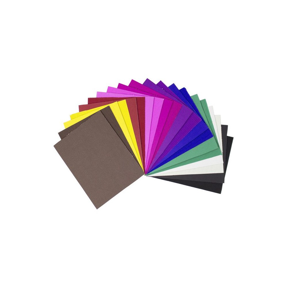 No Brand Wellpapp 50x70cm 1 ark x 10 färger