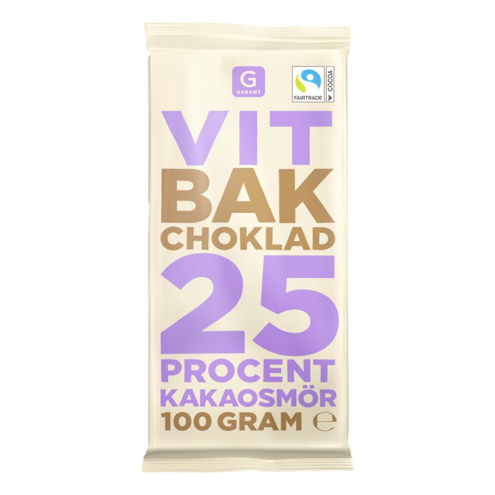 GARANT Bakchoklad Vit 100 g