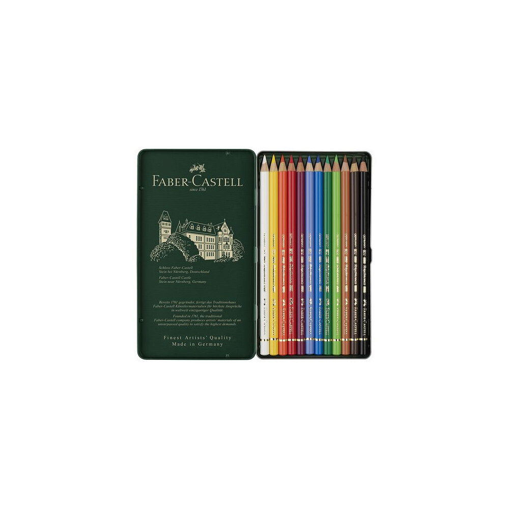 FABER-CASTELL Färgpenna FABER CASTELL Polychroms 12/fp