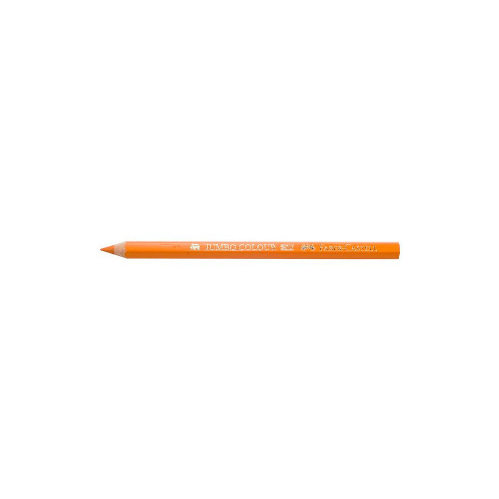 FABER-CASTELL Färgpenna FABER Jumbo orange 12/fp