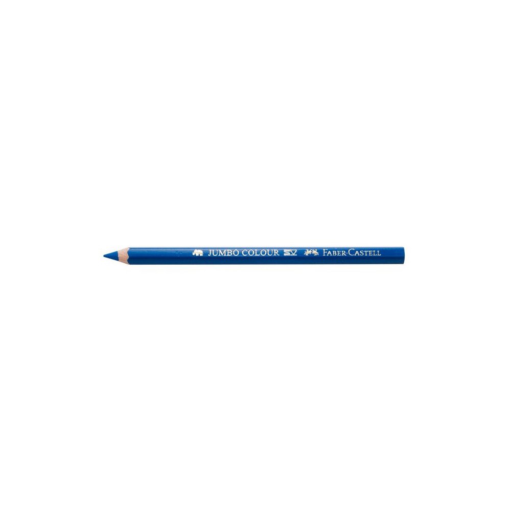 FABER-CASTELL Färgpenna FABER Jumbo mörkblå 12/fp