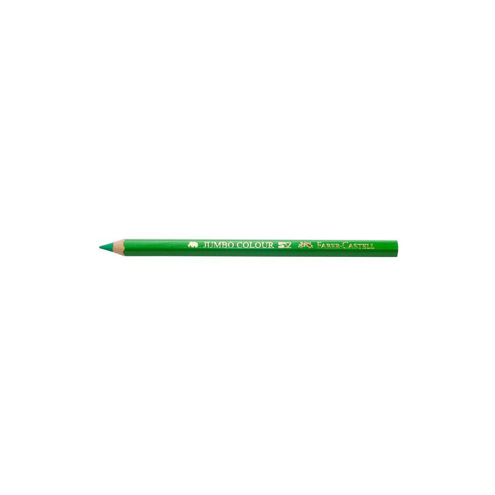 FABER-CASTELL Färgpenna FABER Jumbo ljusgrön 12/fp