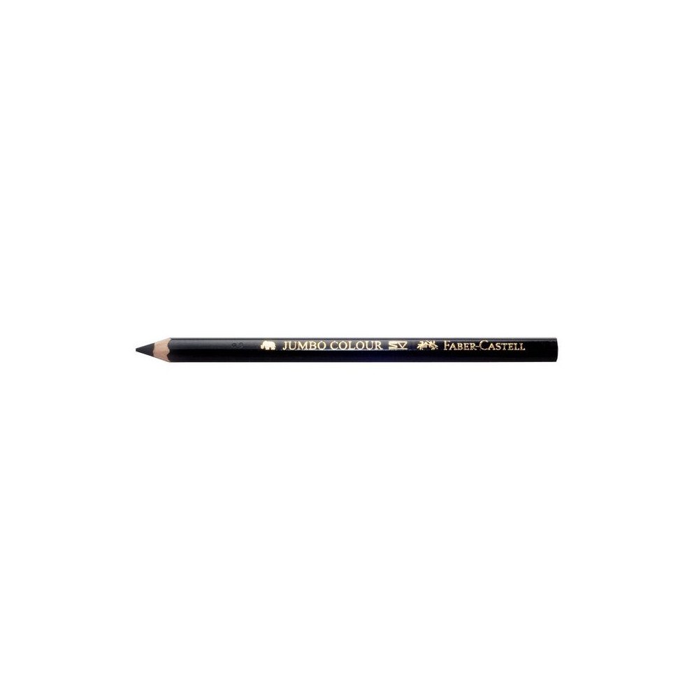 FABER-CASTELL Färgpenna FABER Jumbo svart 12/fp
