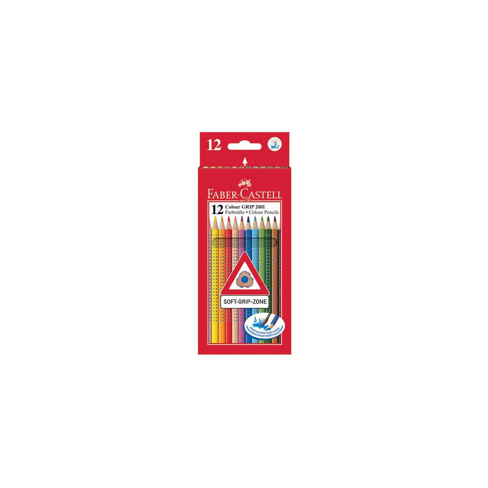 FABER-CASTELL Färgpenna Colour Grip 2001 12 färger