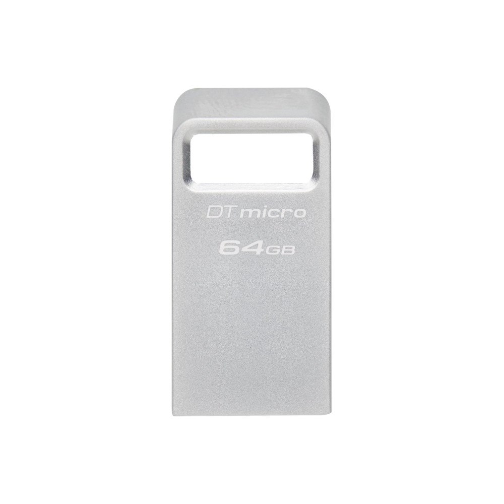 Kingston Technology Kingston Technology DataTraveler Micro USB-sticka 64 GB USB Type-A 3.2 Gen 1 (3.1 Gen 1) Silver