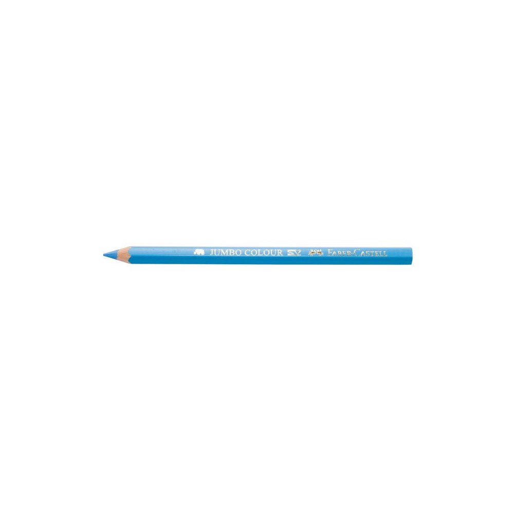 FABER-CASTELL Färgpenna FABER Jumbo ljusblå 12/fp