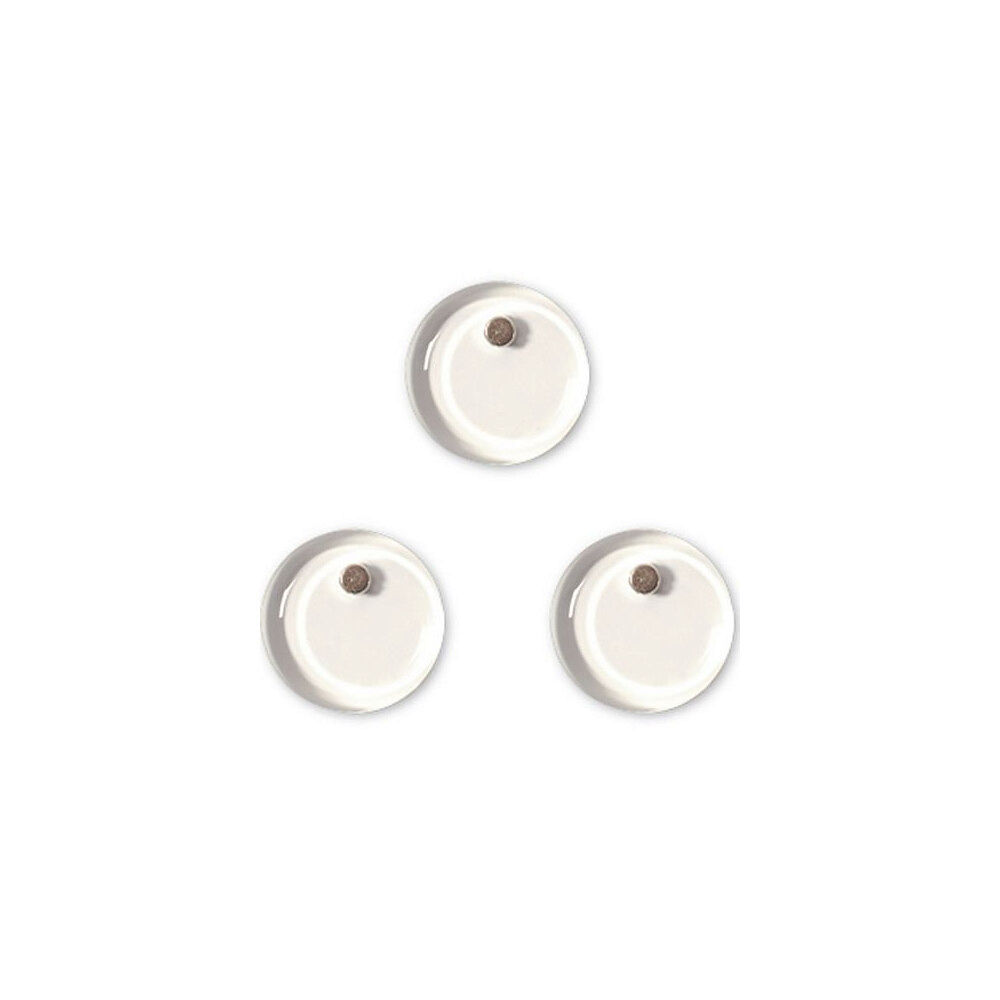 BI-OFFICE Magnetknappar Crystal 30mm transp. 3/fp