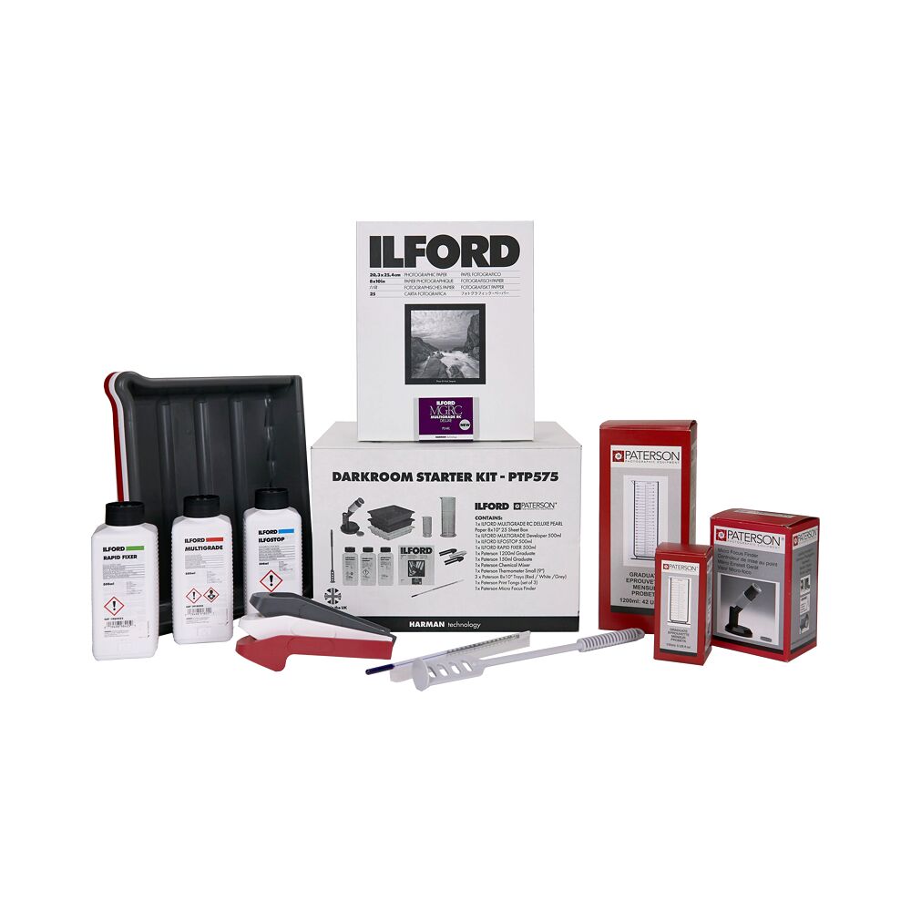 ILFORD PHOTO Ilford + Paterson Darkroom Starter Kit