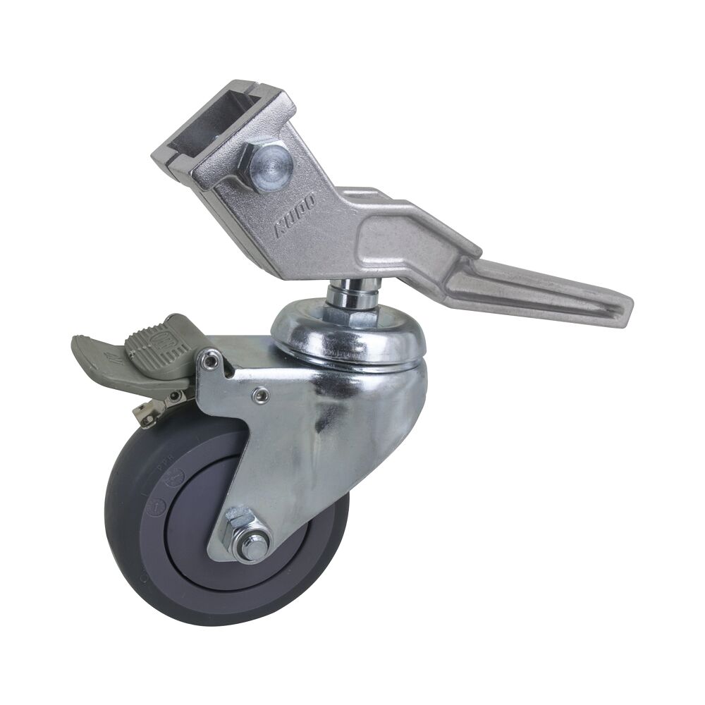KUPO Kupo KC-100G 100mm Caster with Brake 30mm Square Adapter Set of Three