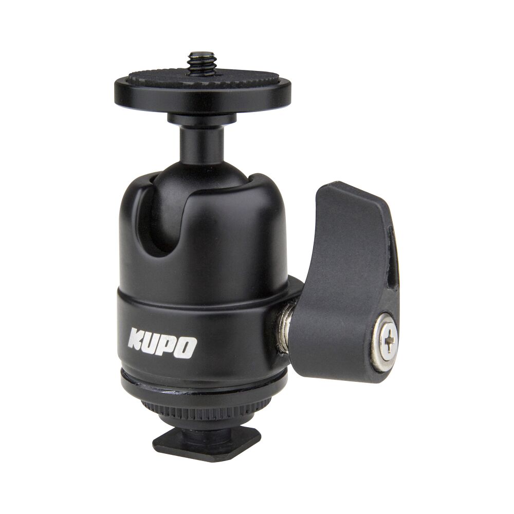 KUPO Kupo KS-CB07 Midi Ball Head with Hot Shoe Mount