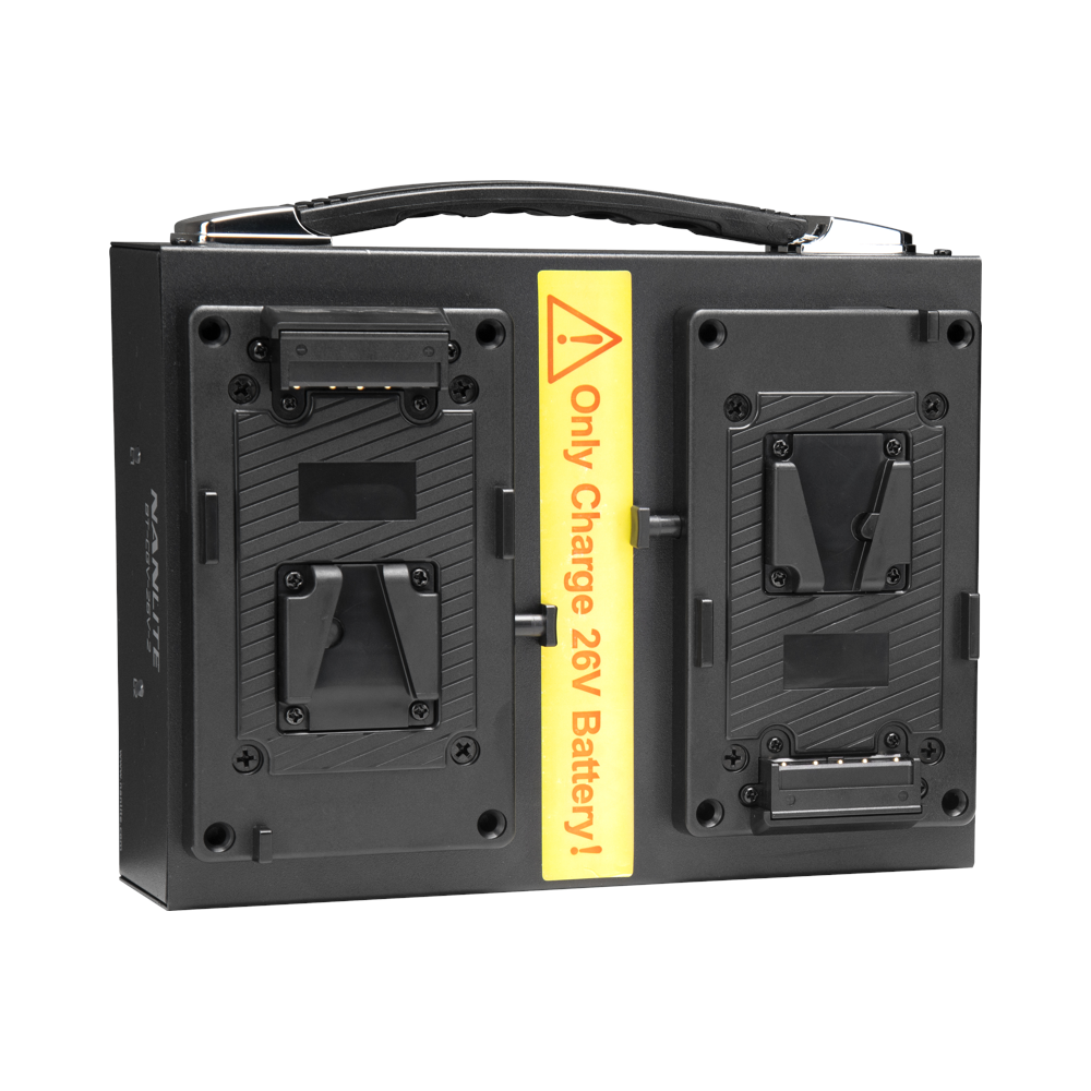NANLITE Nanlite Battery Charger for Dual 26V V-mount Battery
