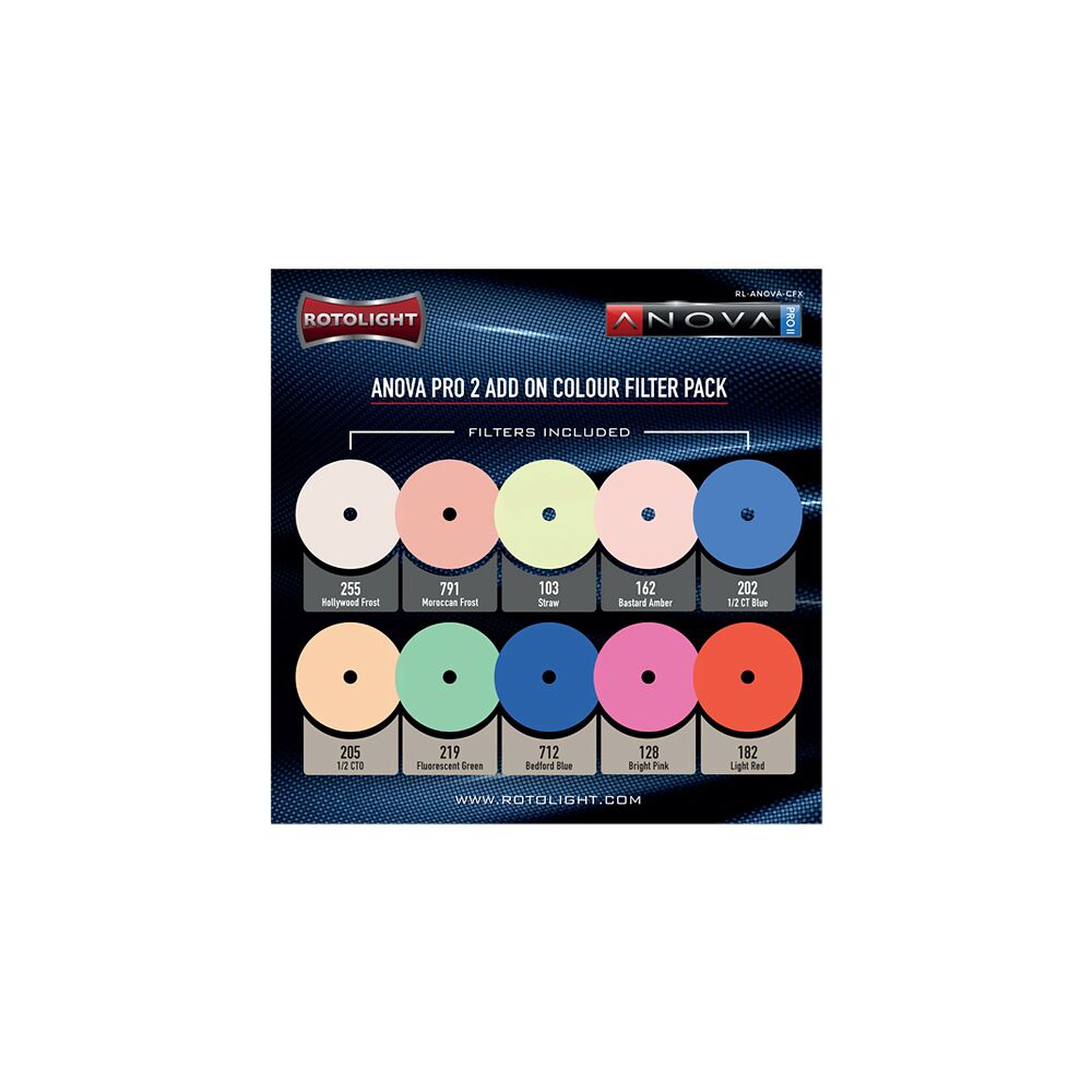 ROTOLIGHT Rotolight 10 Piece Colour FX Pack for Anova PRO
