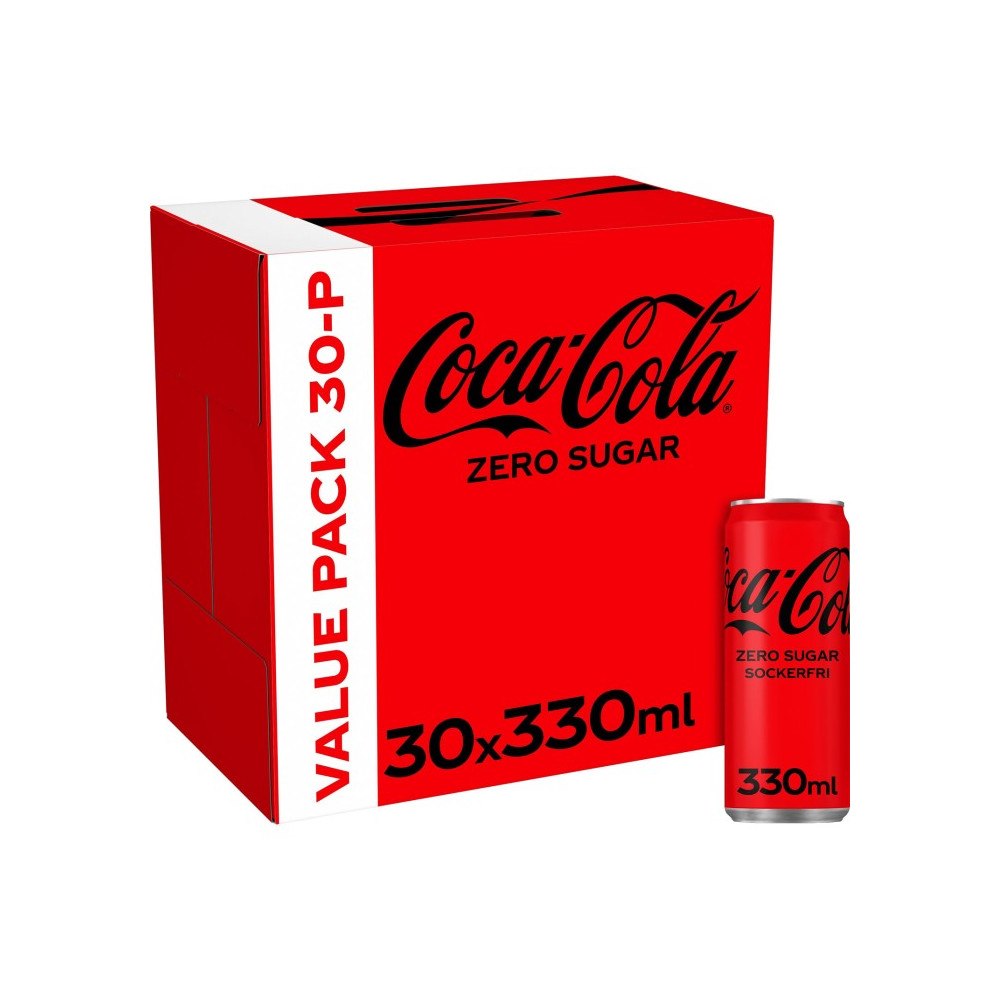 Coca-Cola zero Coca-Cola Zero 30 x 330 ml