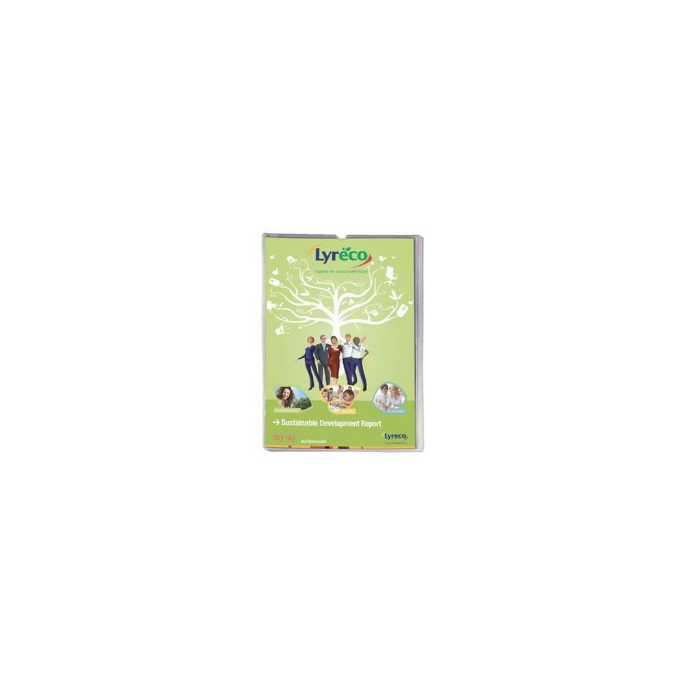 Lyreco BUDGET Plastfodral LYRECO budget A4 0,13 25/fp