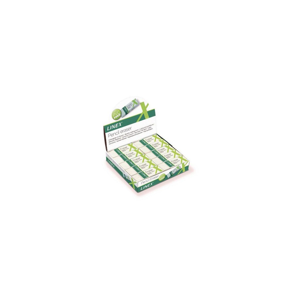 LINEX Radergummi LINEX 63x25x12mm 20/fp
