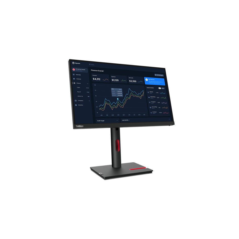 Lenovo Lenovo ThinkVision T22i-30 LED display 54,6 cm (21.5") 1920 x 1080 pixlar Full HD Svart