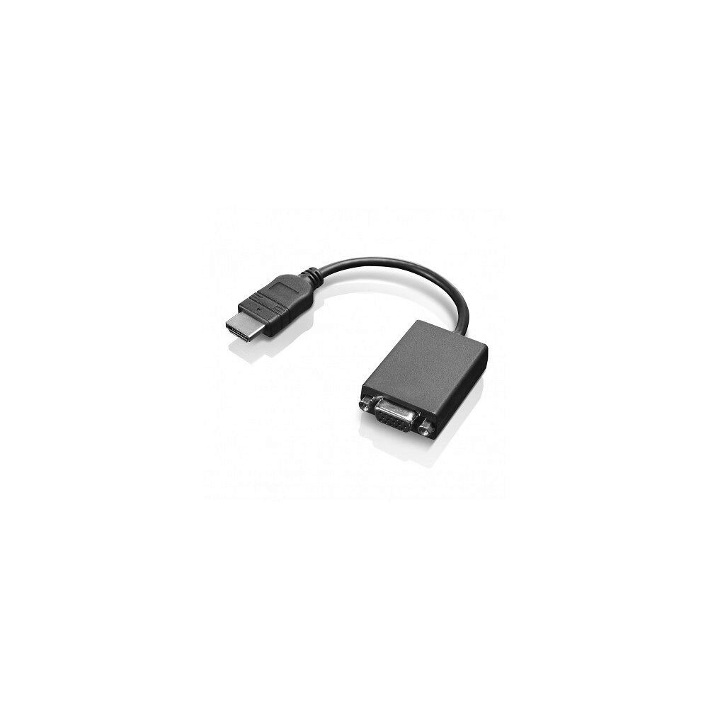Lenovo Lenovo HDMI / VGA 0,20 m Svart