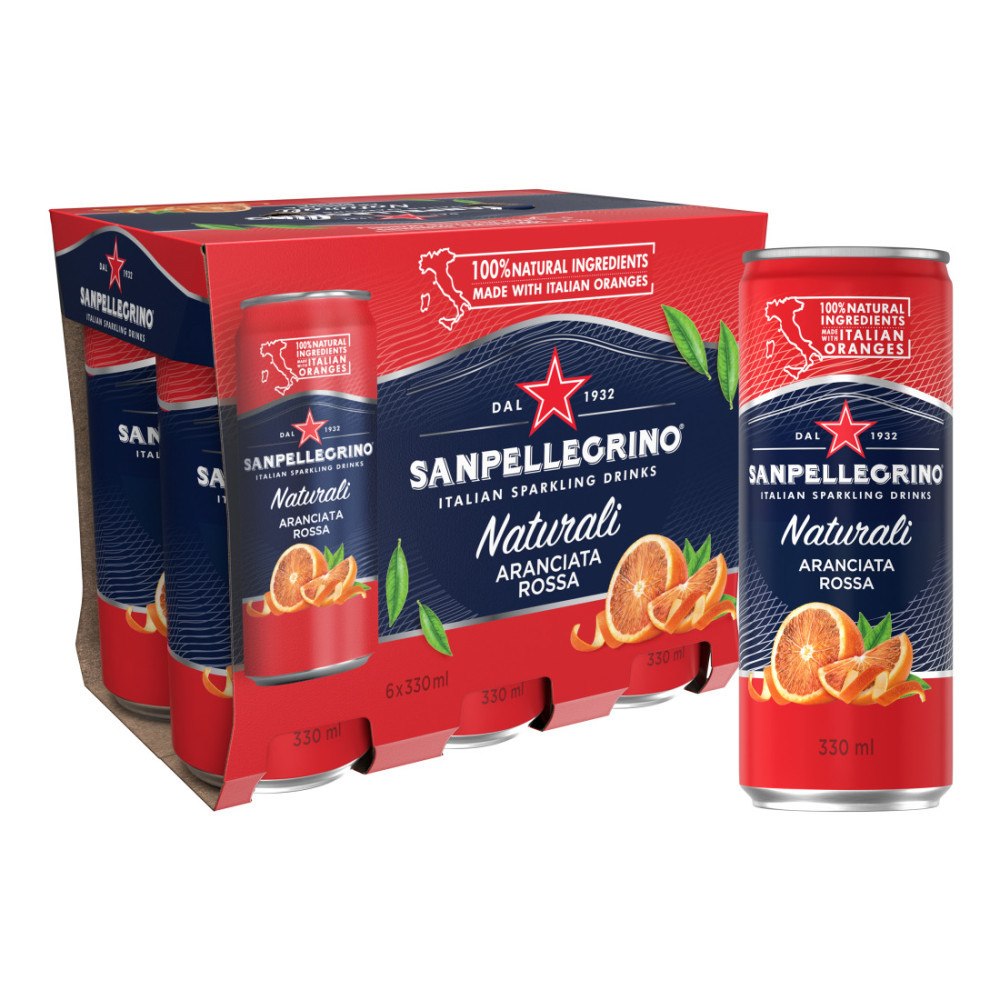 San Pellegrino Aranciata Rossa 6-pack