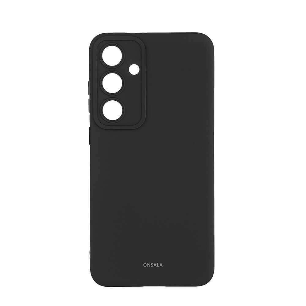 ONSALA Backcover Sil Touch Samsung S24+ 5G Black