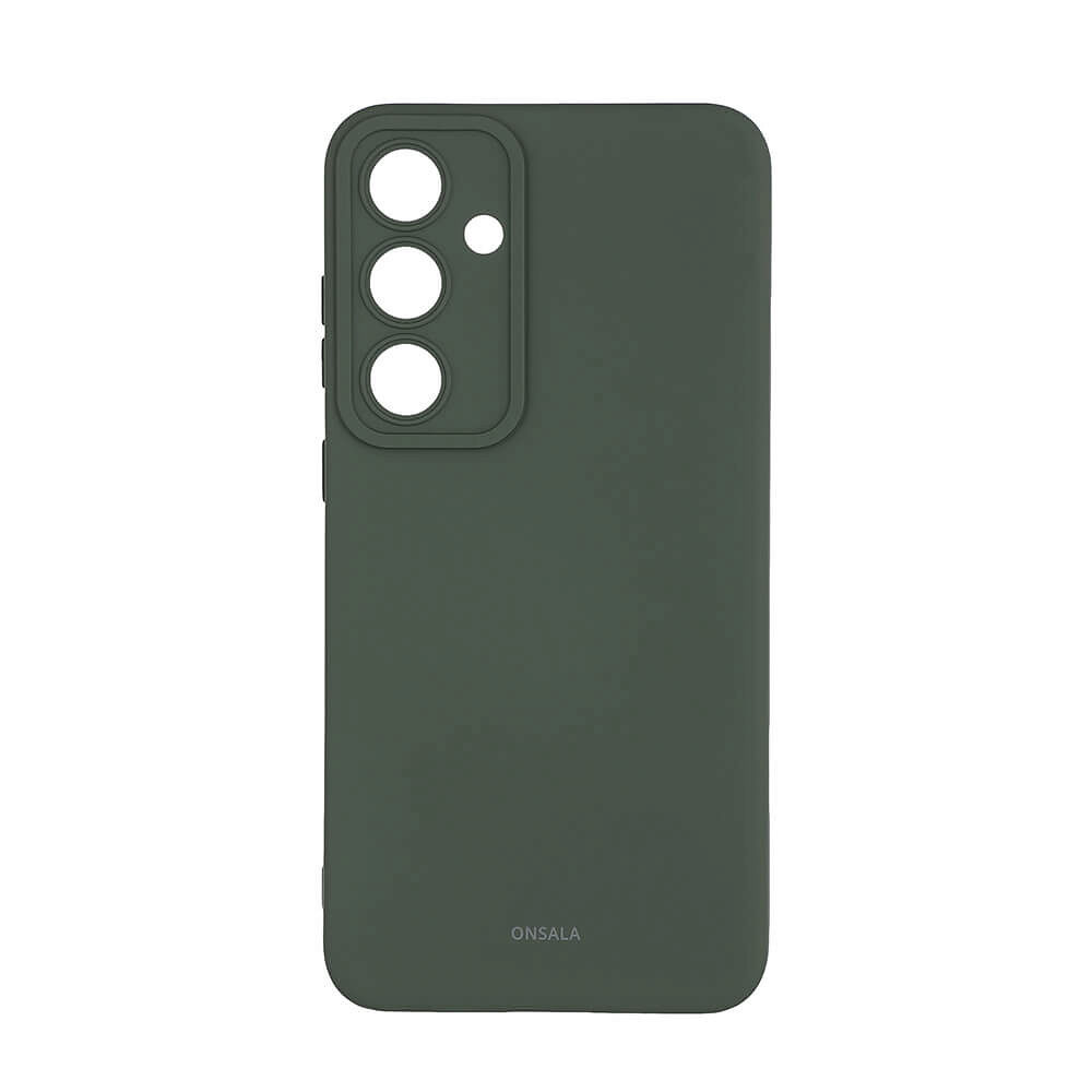 ONSALA Backcover Sil Touch Samsung S24+ 5G Olive Green