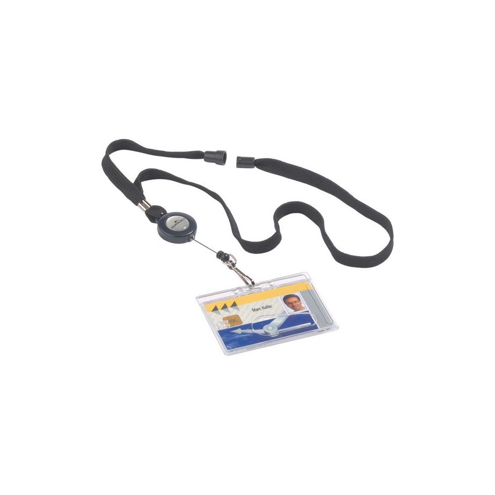 Durable Nyckelband DURABLE med jojo svart 10/fp