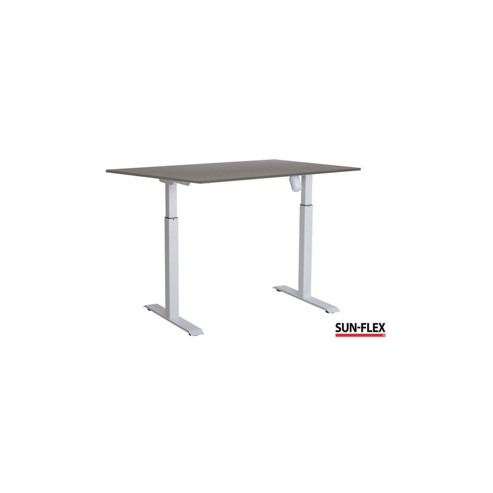 Sun-Flex Bord SUN-FLEX II höj/sänk 160x80 vit/grå