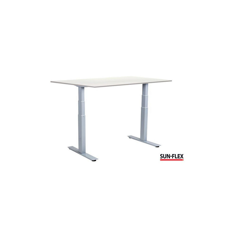 Sun-Flex Bord SUN-FLEX VI höj/sänk 160x80 grå/vit