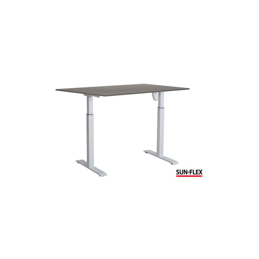 Sun-Flex Bord SUN-FLEX II höj/sänk 140x80 vit/grå
