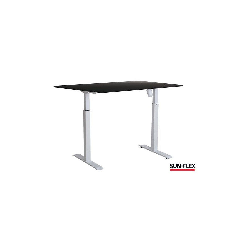 Sun-Flex Bord SUN-FLEX II höj/sänk 140x80 vit/sva